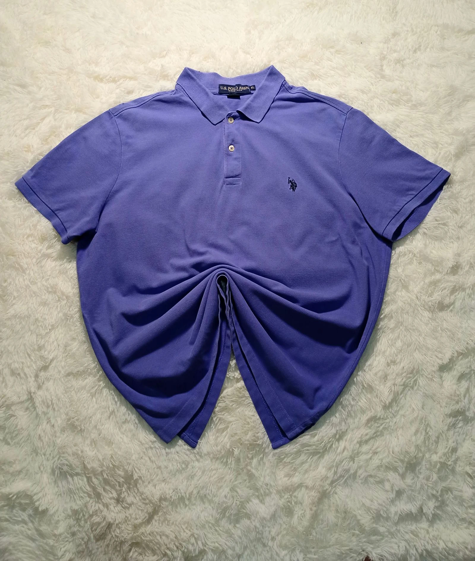 U.S. Polo Assn Purple Polo Shirt Size XL